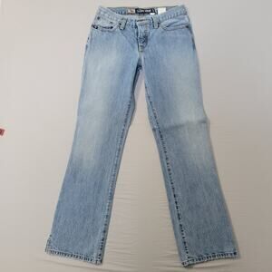 Cruel Girl Low Rise Relaxed Distressed Cowgirl Jeans Junior's 7 Regular